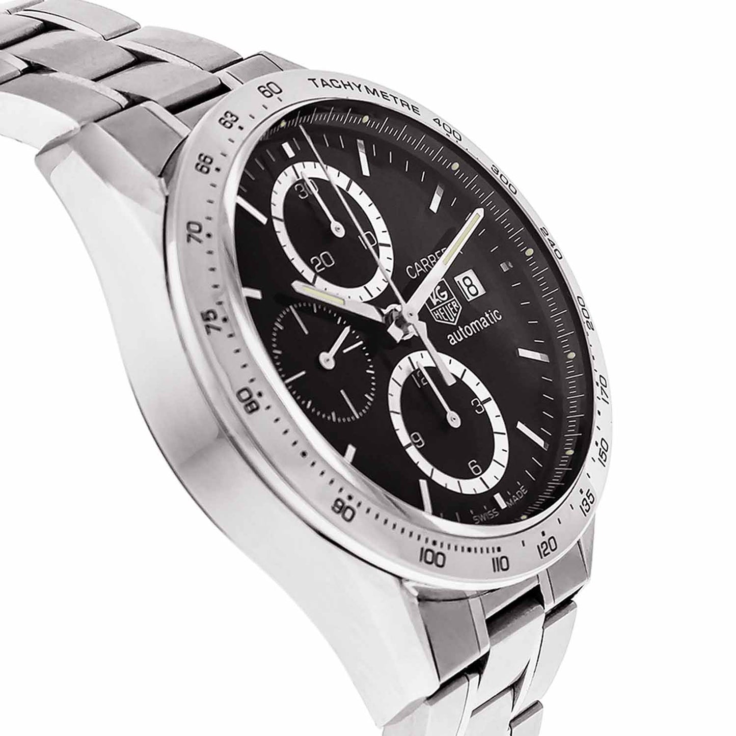 Men's Stainless Steel Tag Heuer Carrera Chronograph Calibre 16, Ref.CV2016-1