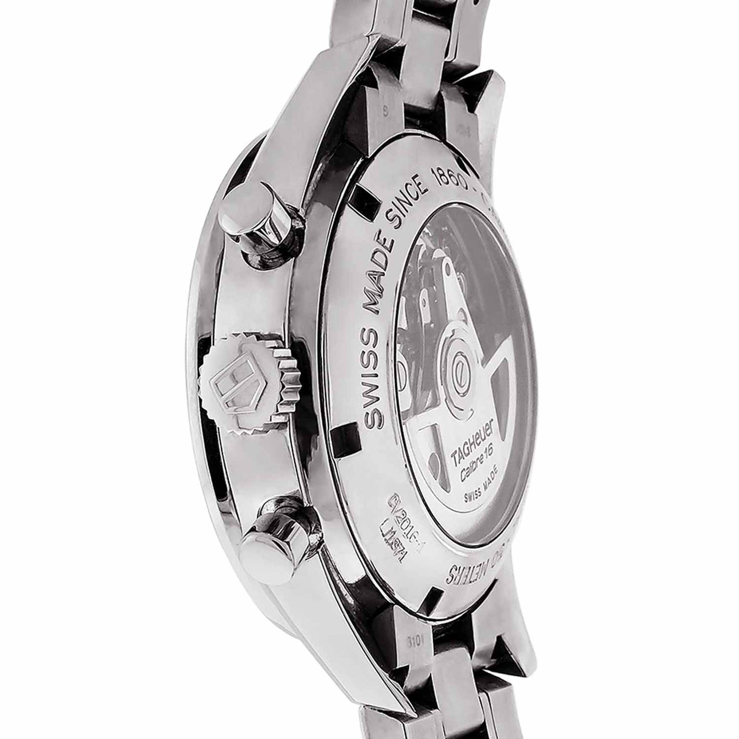 Men's Stainless Steel Tag Heuer Carrera Chronograph Calibre 16, Ref.CV2016-1