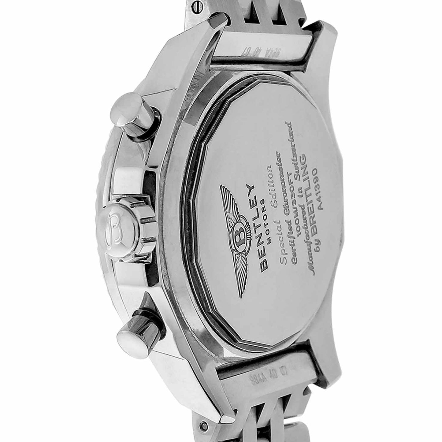 Men's Stainless steel Breitling Bentley Barnato 42, Chronograph, Ref. A41390