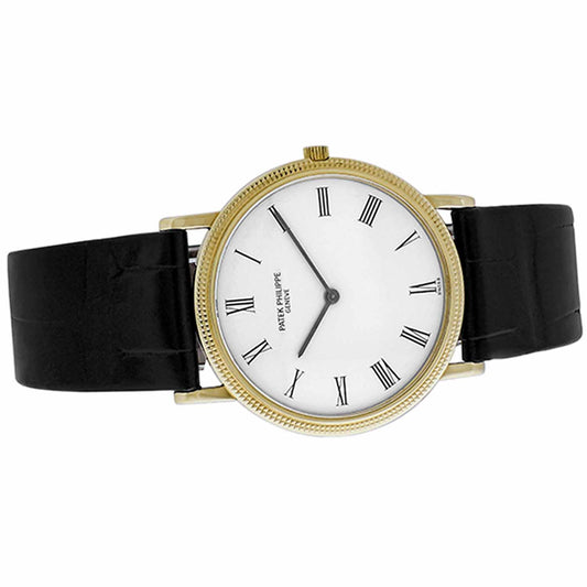 Men's 18k Yellow Gold PATEK PHILIPPE Calatrava, Ref., 3520D