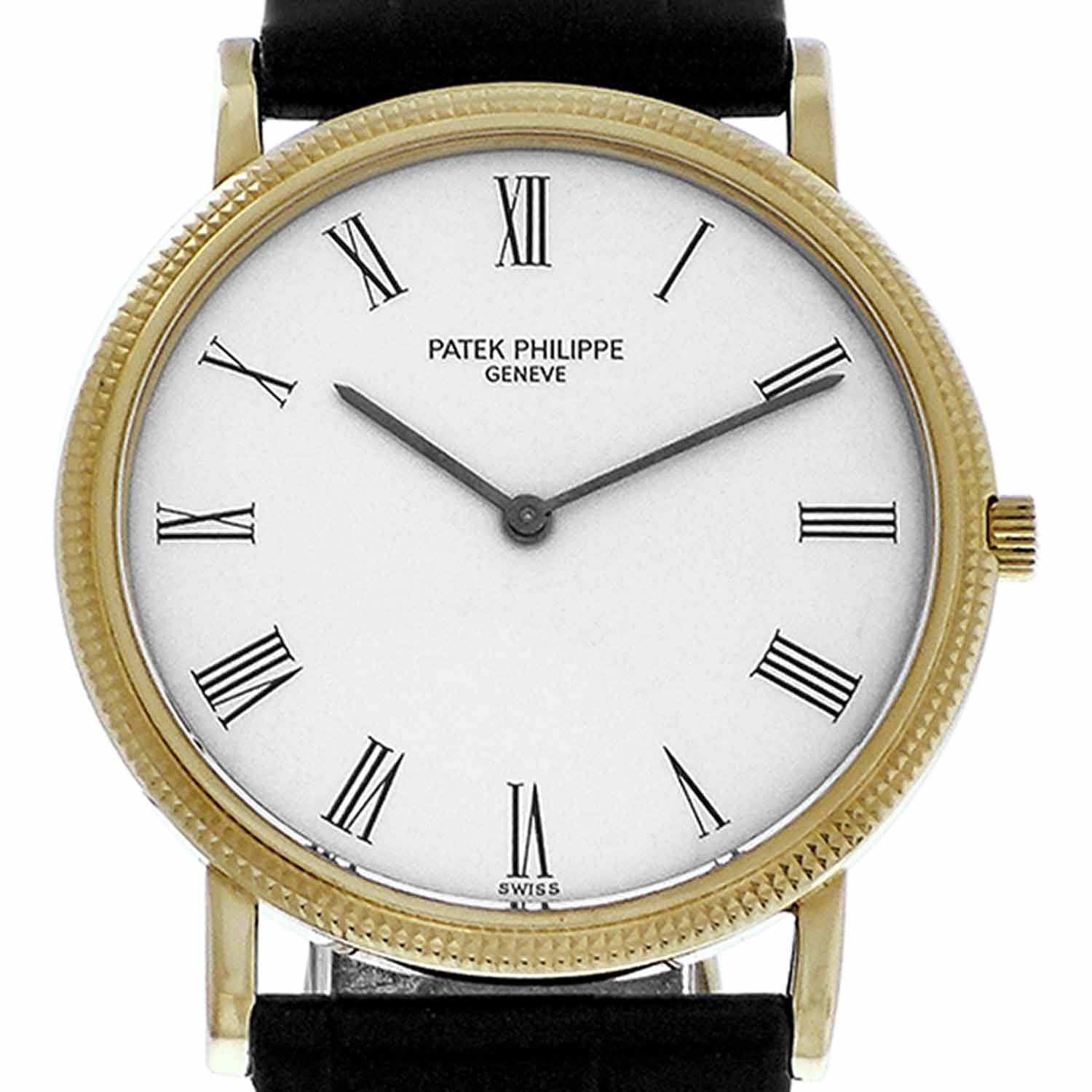 Men's 18k Yellow Gold PATEK PHILIPPE Calatrava, Ref., 3520D