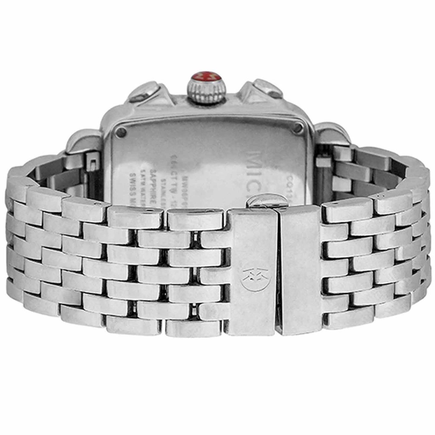 Women's Stainless Steel Michele Diamond Deco Chronograph, Ref. MW06P01A1046