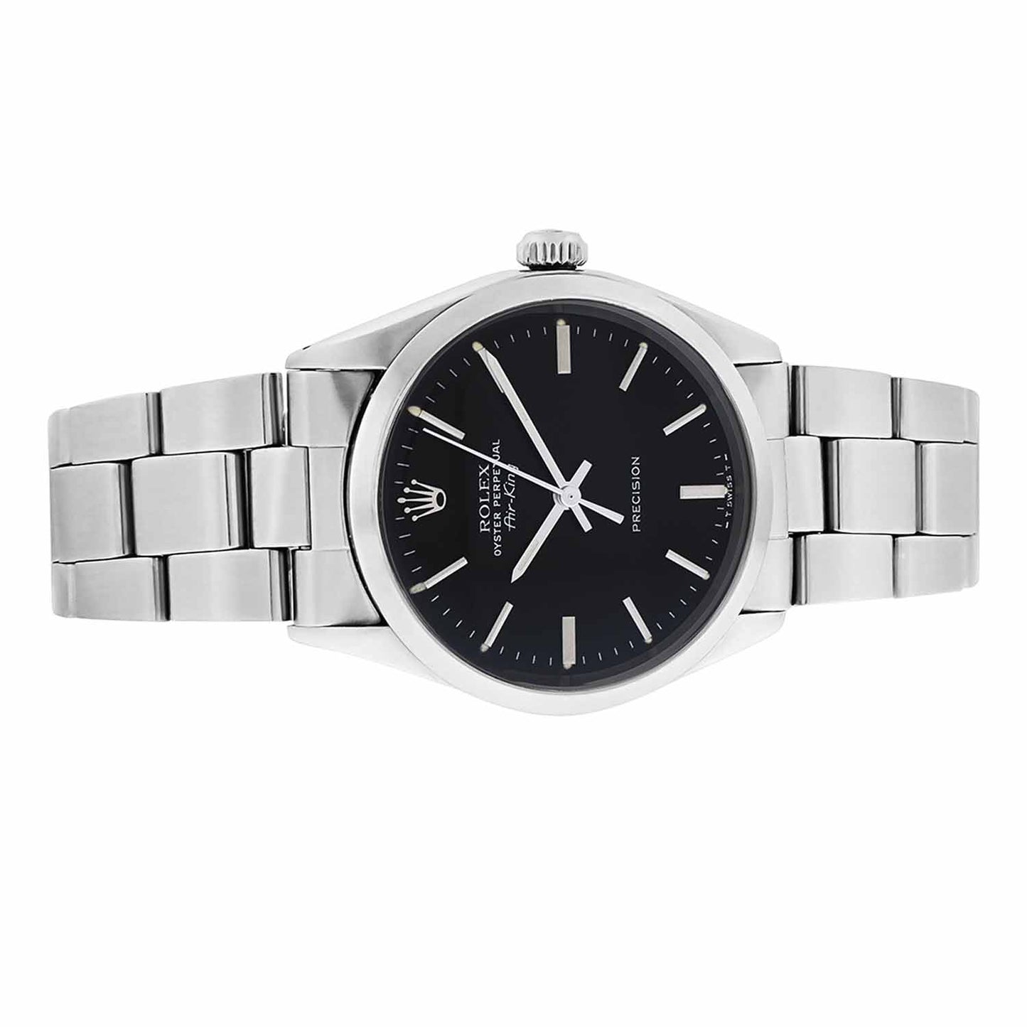 Men's Stainless Steel Rolex Air-King, Precision, Ref. 5500