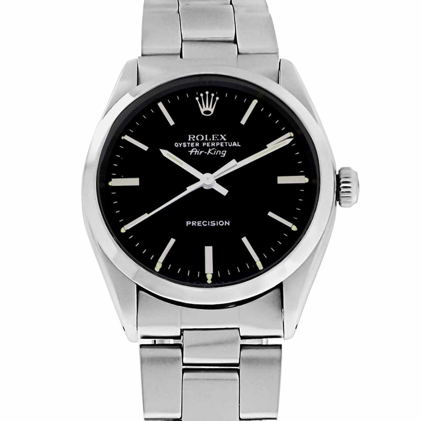 Men's Stainless Steel Rolex Air-King, Precision, Ref. 5500