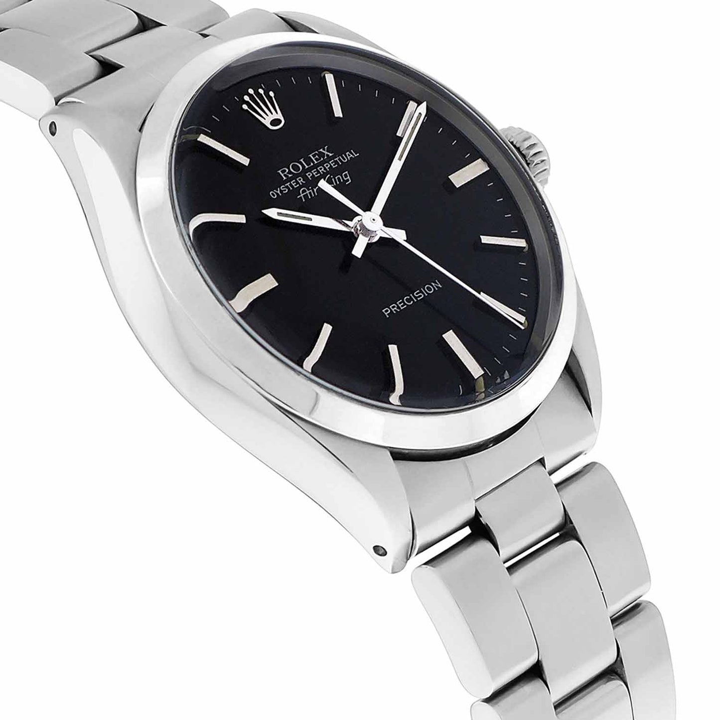 Men's Stainless Steel Rolex Air-King, Precision, Ref. 5500