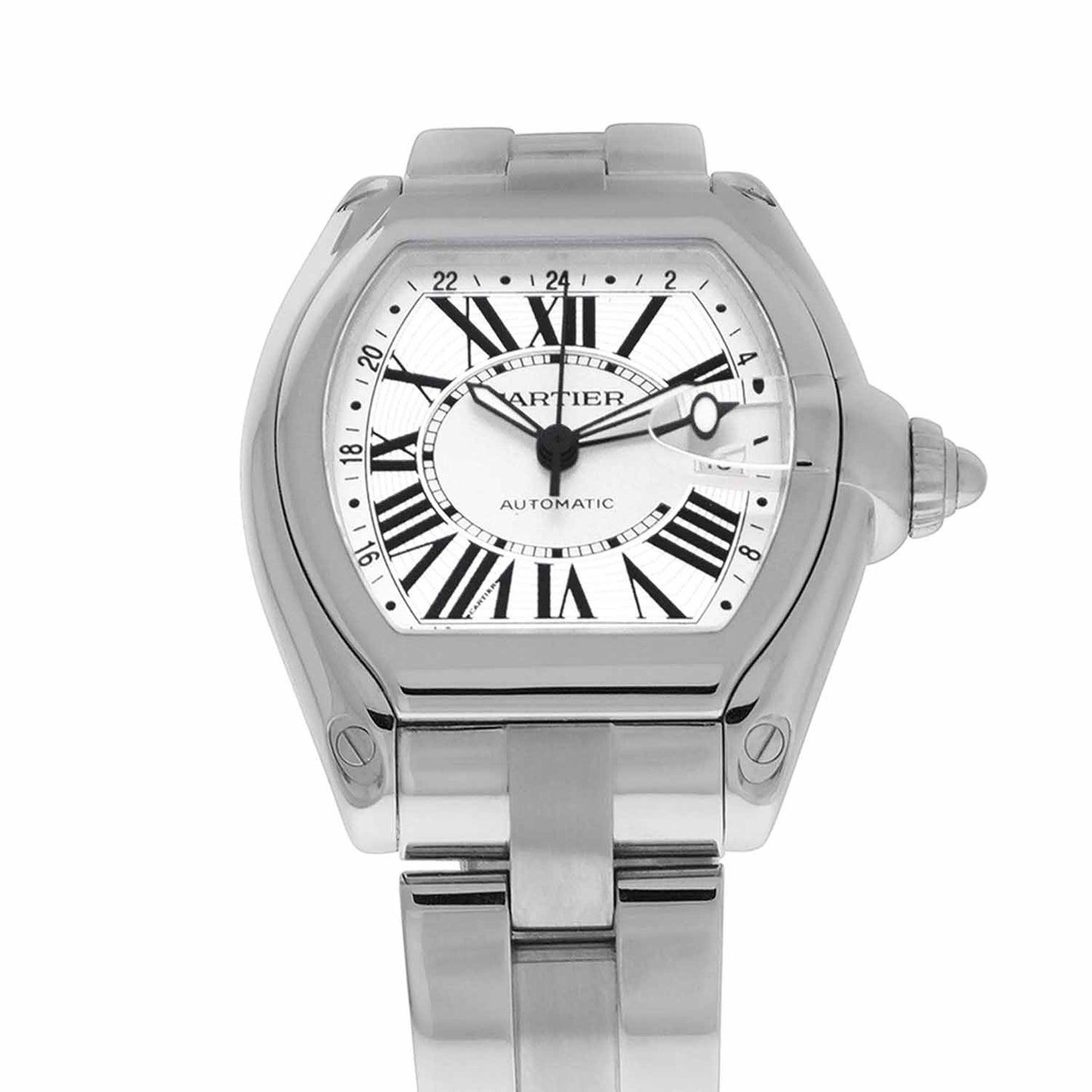 Men's Stainless Steel Cartier Roadster GMT Automatic Ref. 2722