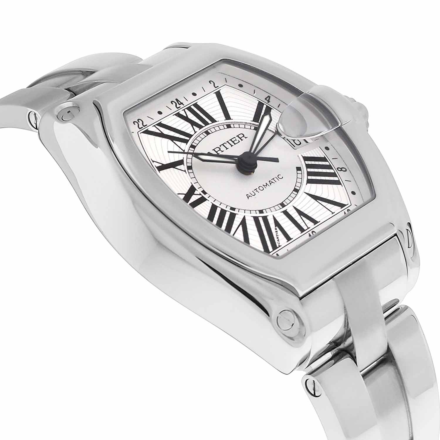 Men's Stainless Steel Cartier Roadster GMT Automatic Ref. 2722
