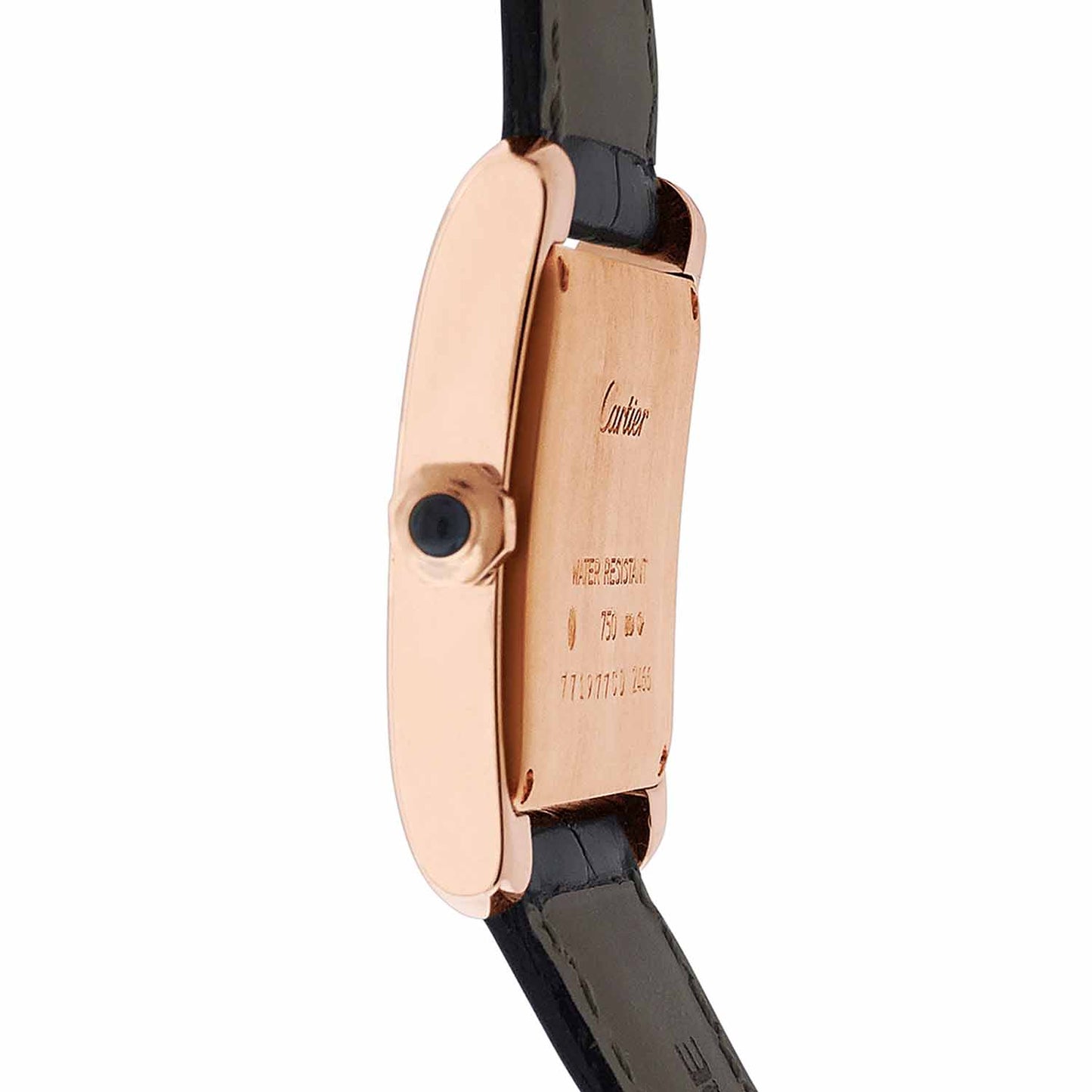 Midsize 18k Rose Gold Cartier Tank Francaise, Date, Strap, Ref. 2466