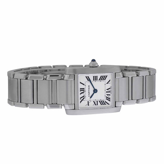 Women's Stainless Steel Cartier Tank Francaise, Quartz, Ref. 2384