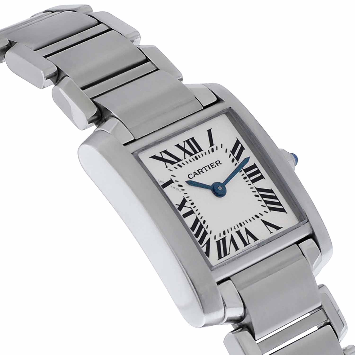 Women's Stainless Steel Cartier Tank Francaise, Quartz, Ref. 2384