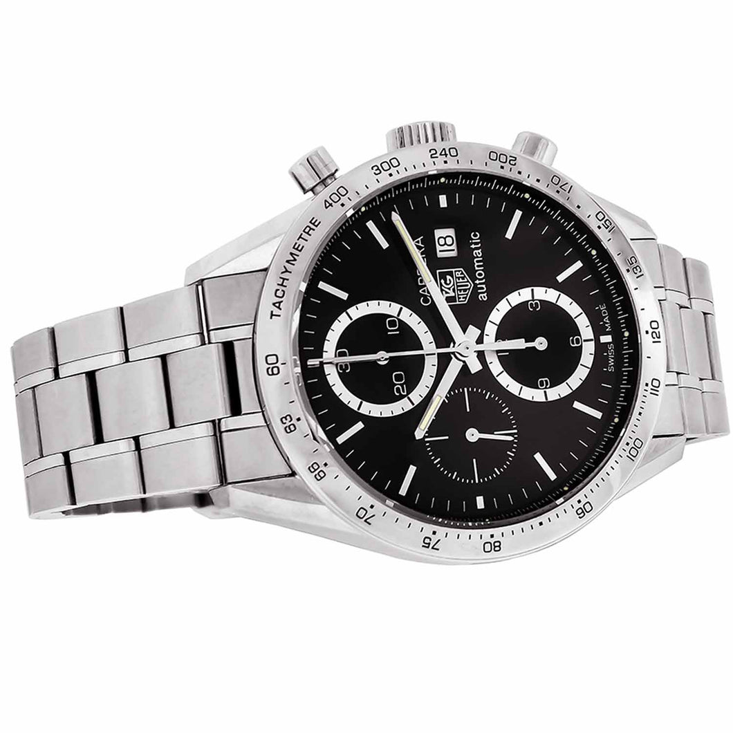 Men's Stainless Steel Tag Heuer Carrera Chronograph Calibre 16, Ref.CV2016-1