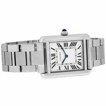 Load image into Gallery viewer, Women&#39;s Stainless steel Cartier Tank Solo PM, Ref. W5200013
