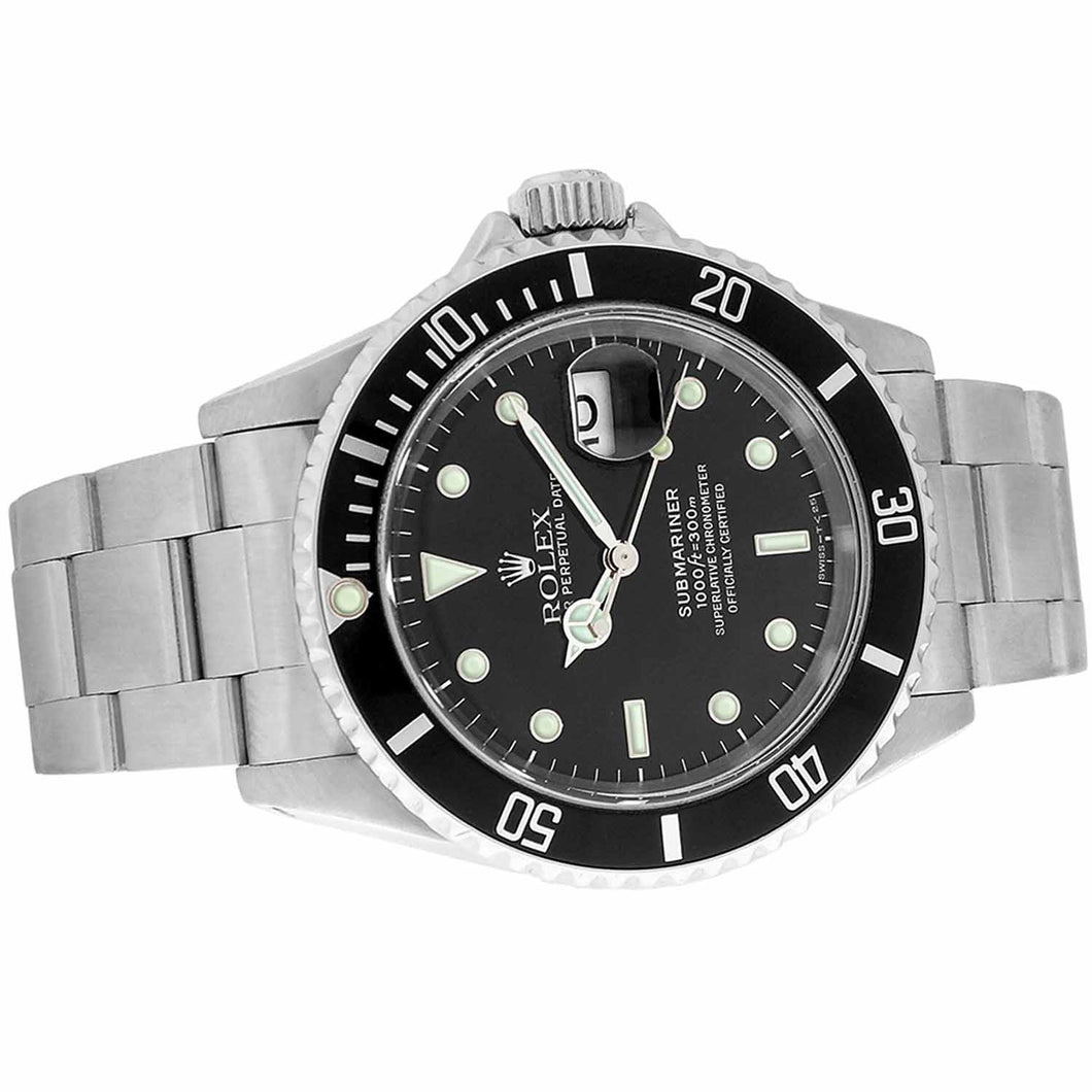 Men's Stainless Steel Rolex Submariner Date, Ref. 16610