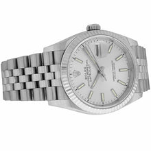 Load image into Gallery viewer, Men&#39;s Stainless Steel Rolex Datejust 36mm Silver Dial Ref. 126234
