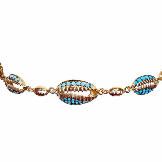 Shell Turquoise Bracelet